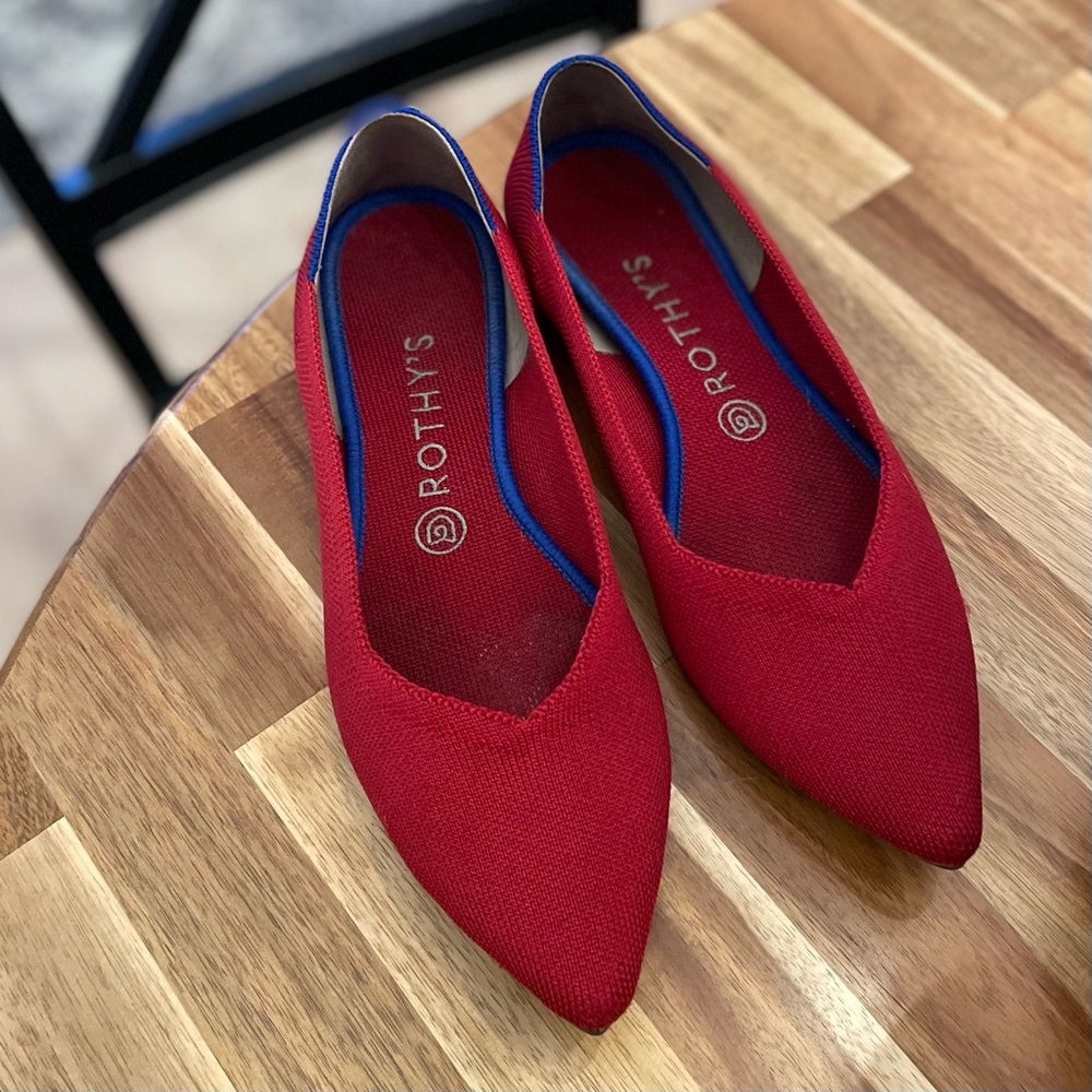 Rothy’s The Point Flats - Excellent condition!!
